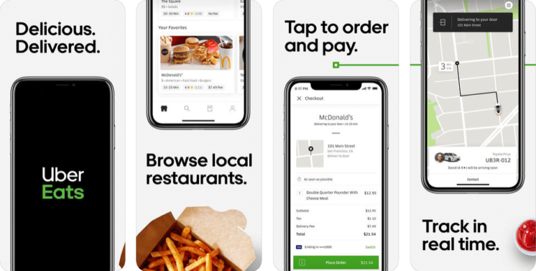 Custom Food Delivery App Like Uber Eats, Grubhub, DoorDash Clone