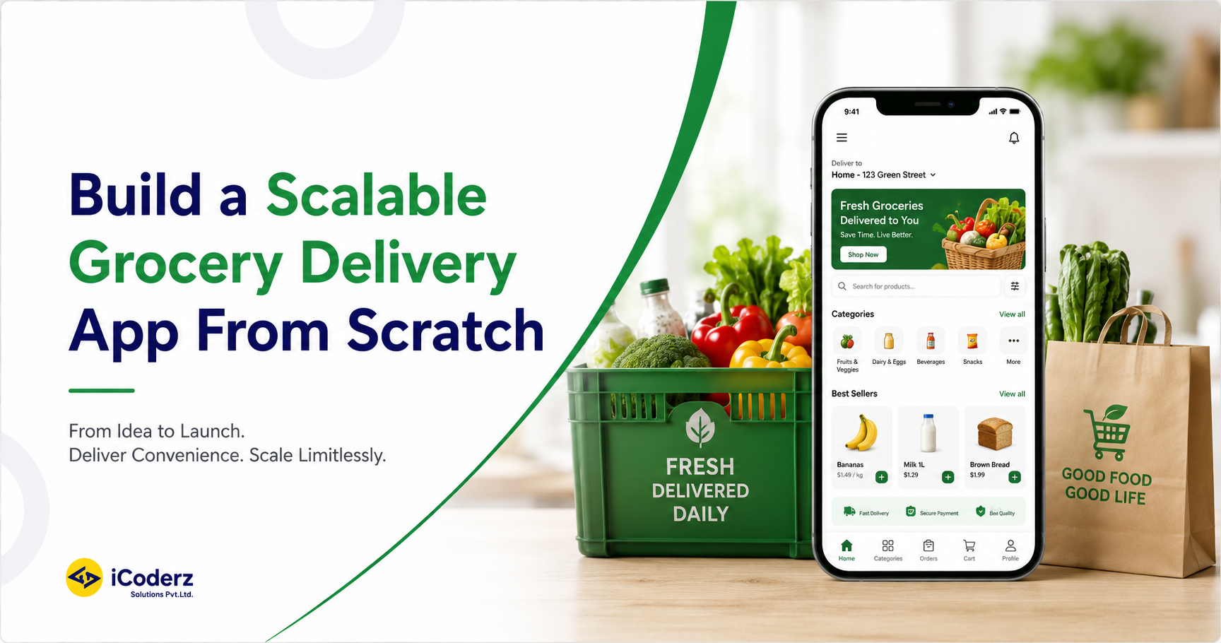 Grocery Delivery App Development: Complete Guide to Cost, Features & Business Model