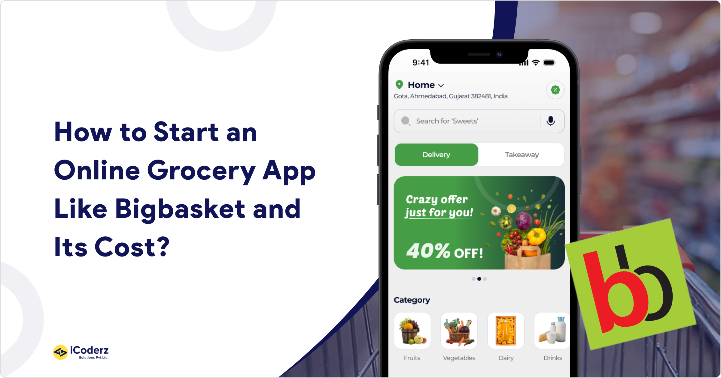 How to Start an Online Grocery App Like Bigbasket and Its Cost?