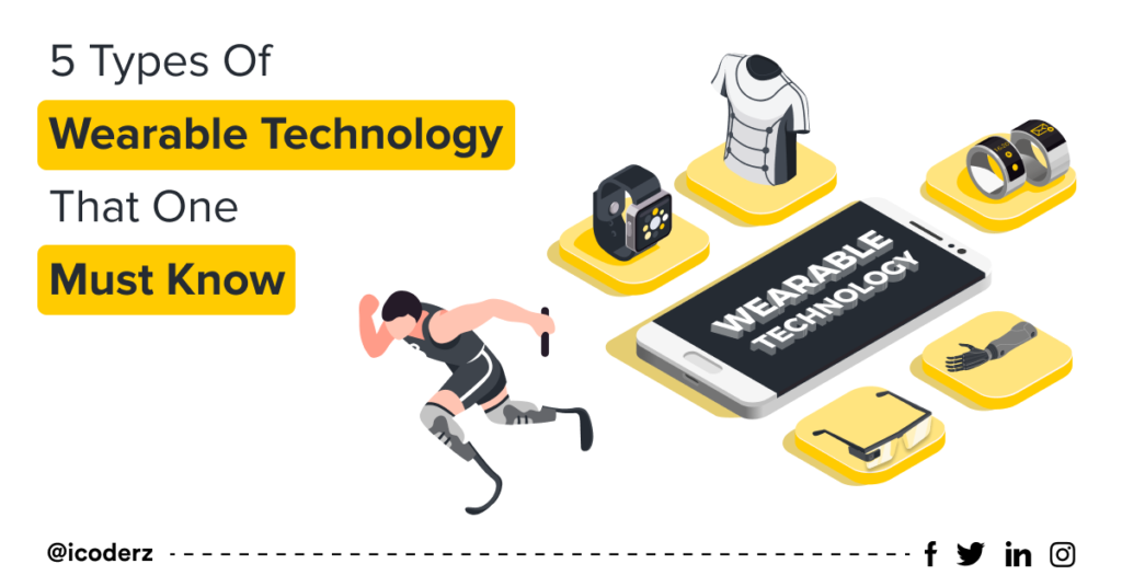 5 types of wearable app technology that one must know iCoderz Solutions