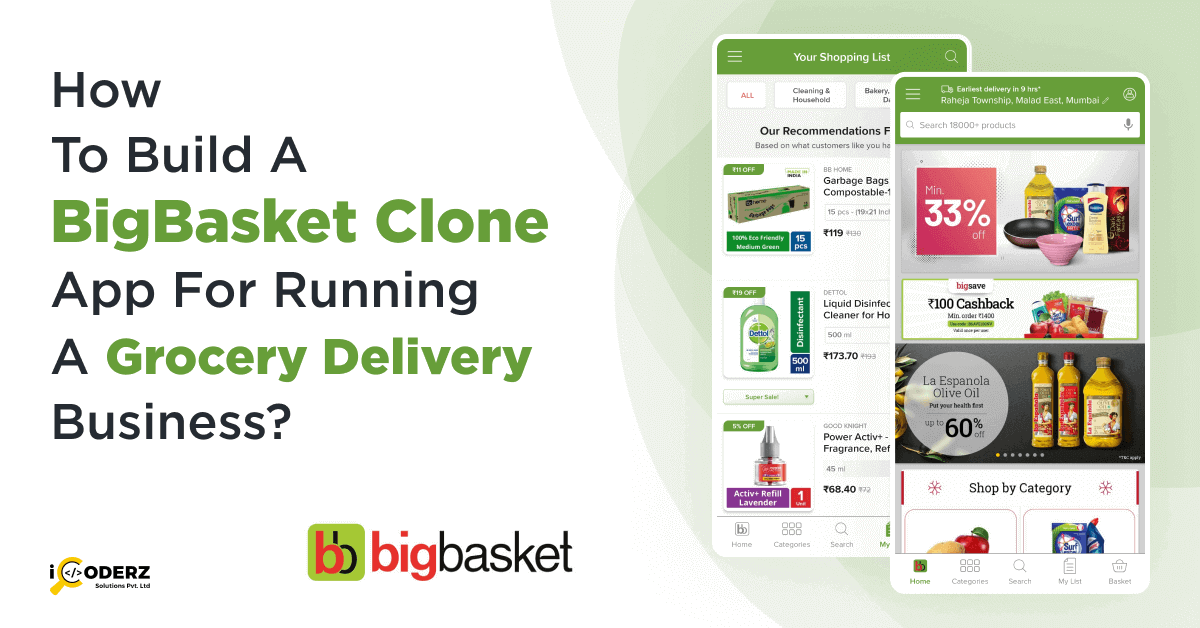 Build a BigBasket Clone App For Running a Grocery Delivery Business