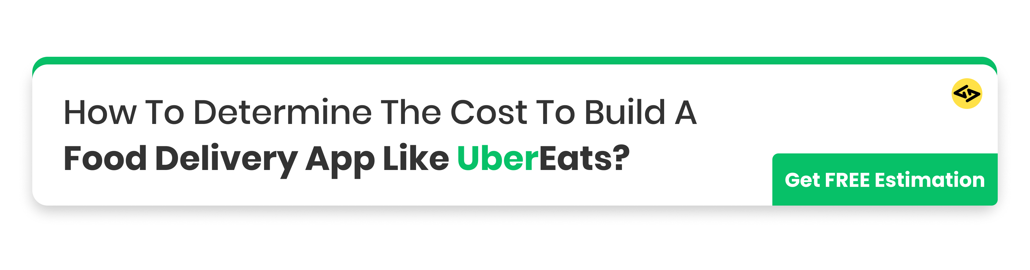 cost to build an app like ubereats