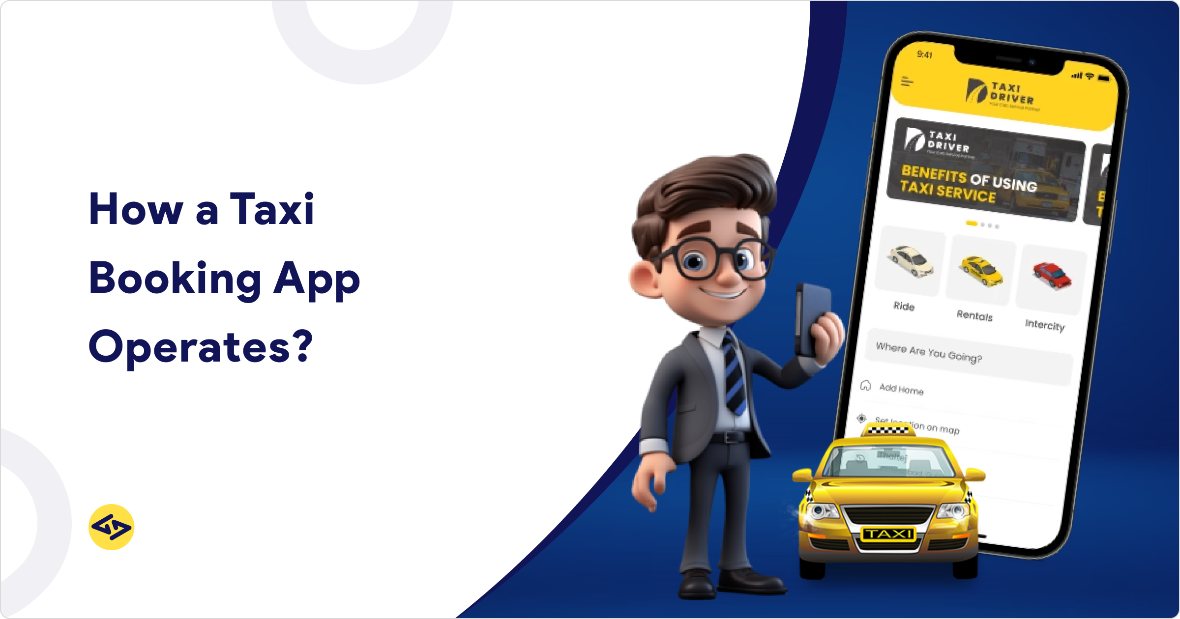 taxi booking app operates