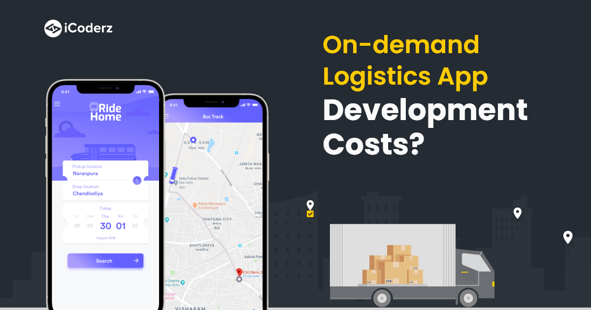 How much does it cost to develop an on-demand logistics application?
