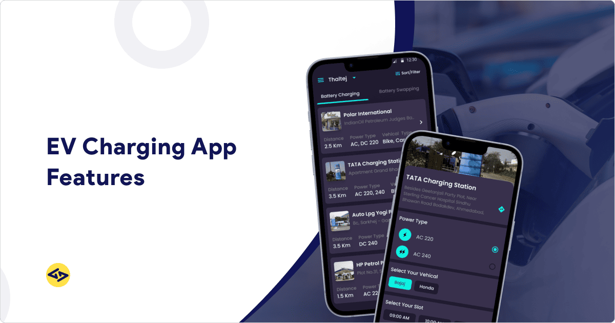 EV Charging App Features