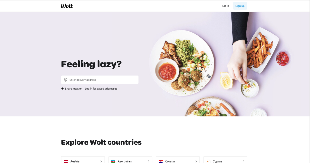wolt food delivery startups