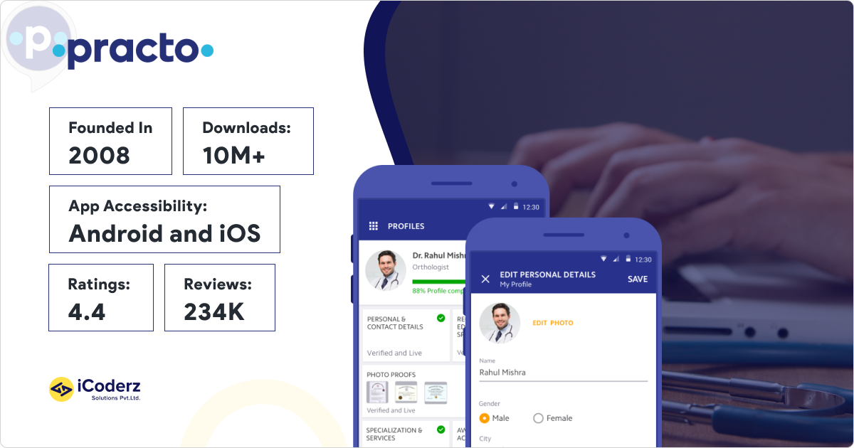 Best Doctor Personalized App, Doctor's EMR App