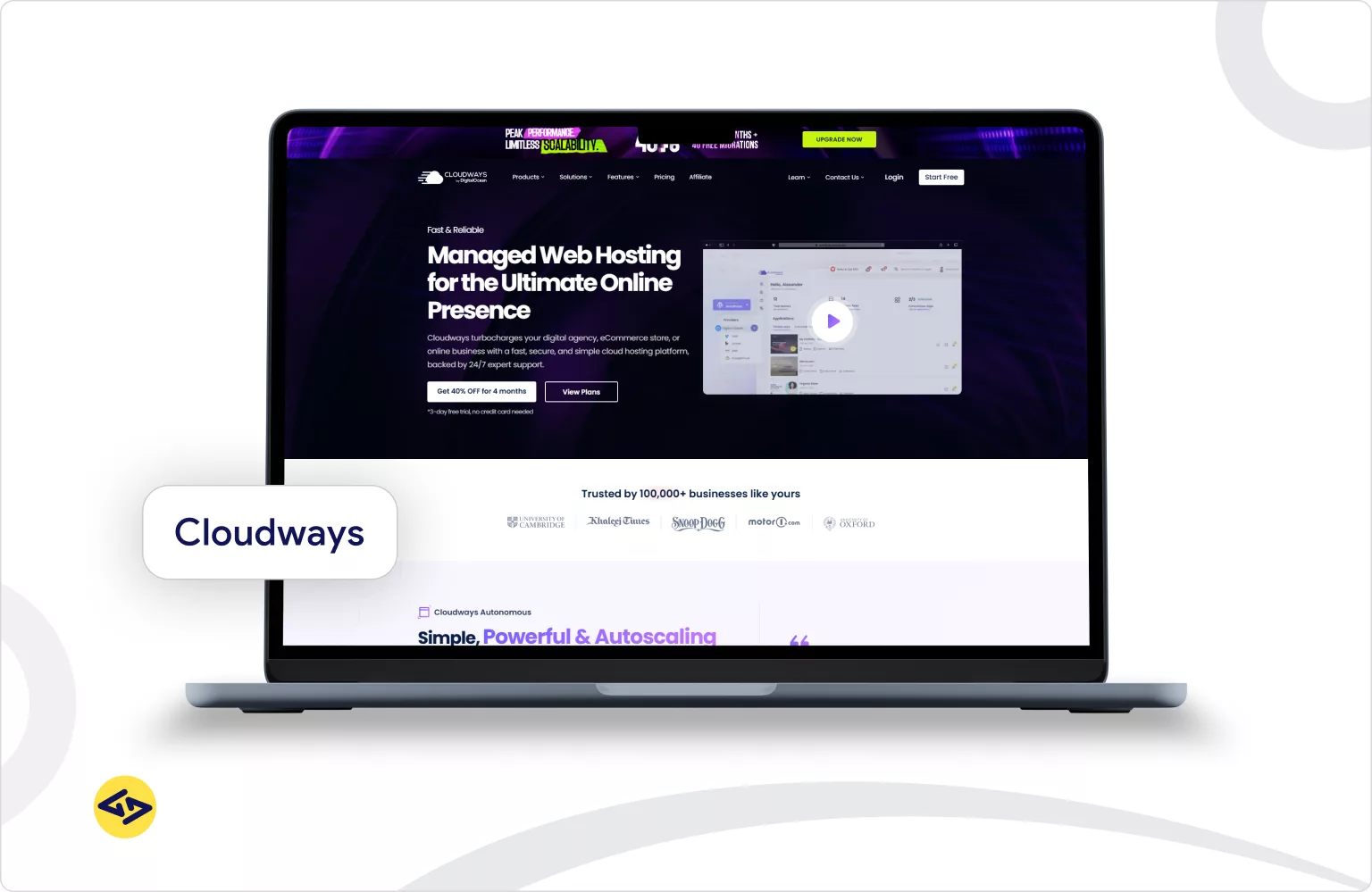 Cloudways (Powered by DigitalOcean)