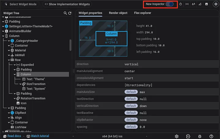 Previews and experimental features