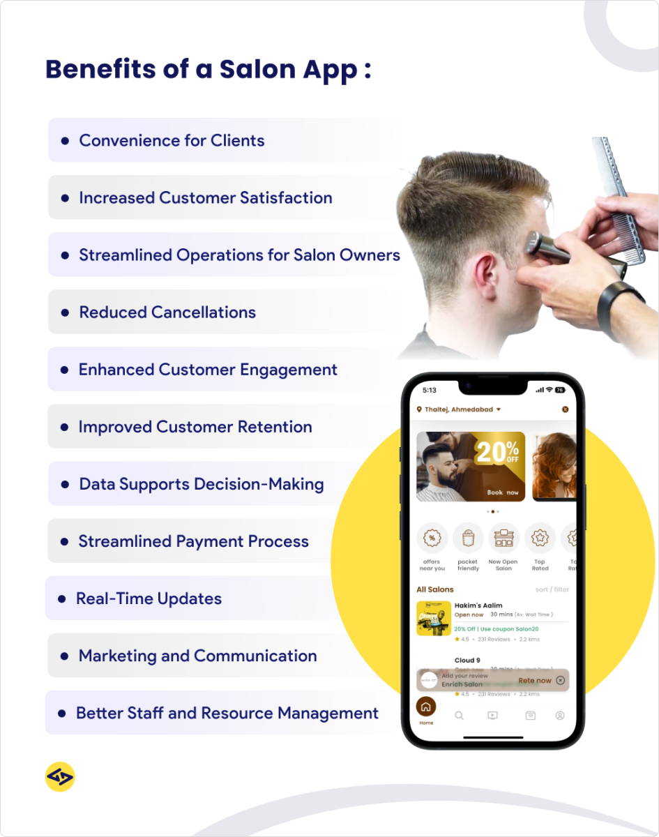Benefits of a Salon Booking App