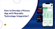 How to Develop a Fitness App with Wearable Technology Integration
