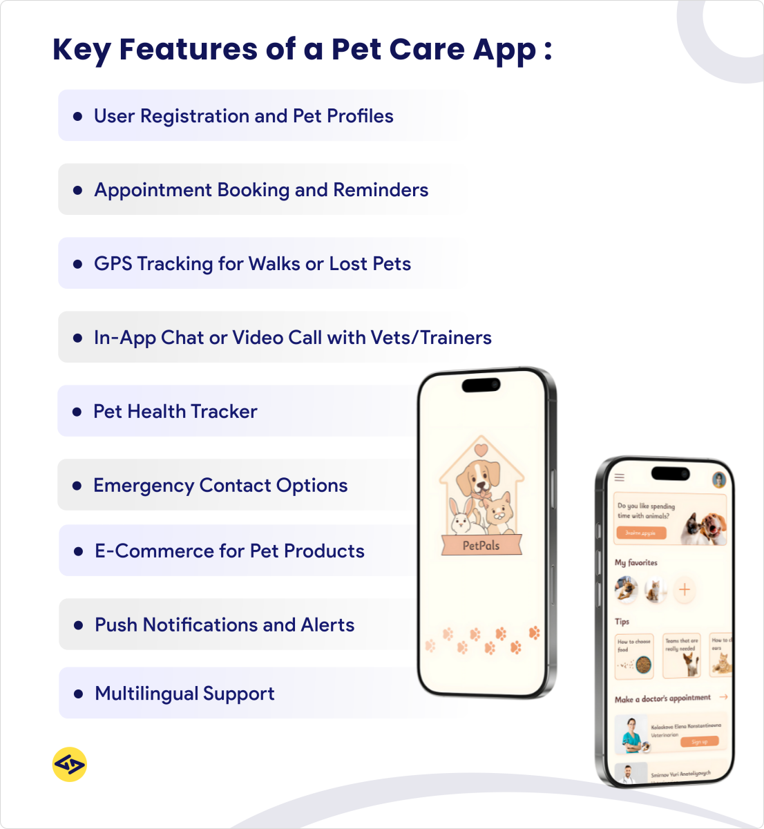 Key Features of a Successful Pet Care App