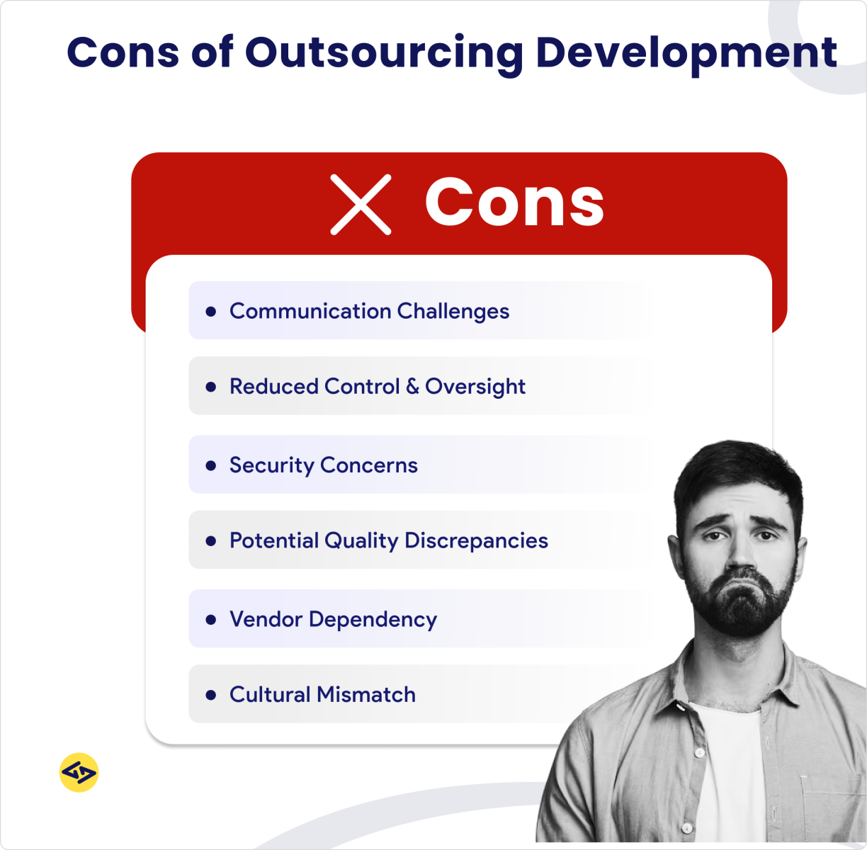 cons of outsourcing development