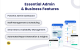 Essential admin & Business Features