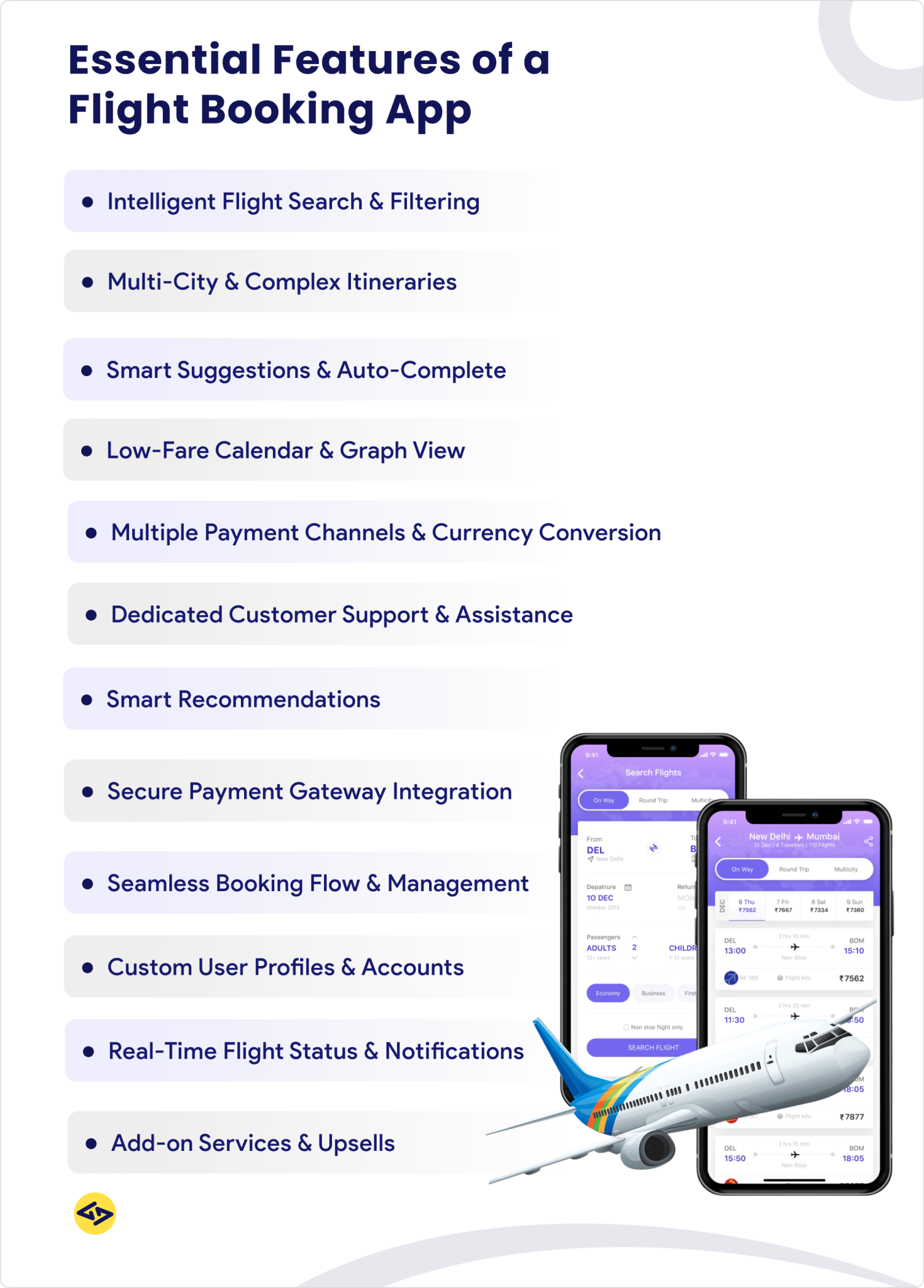 How to Build a Flight Booking App: Key Steps & Features