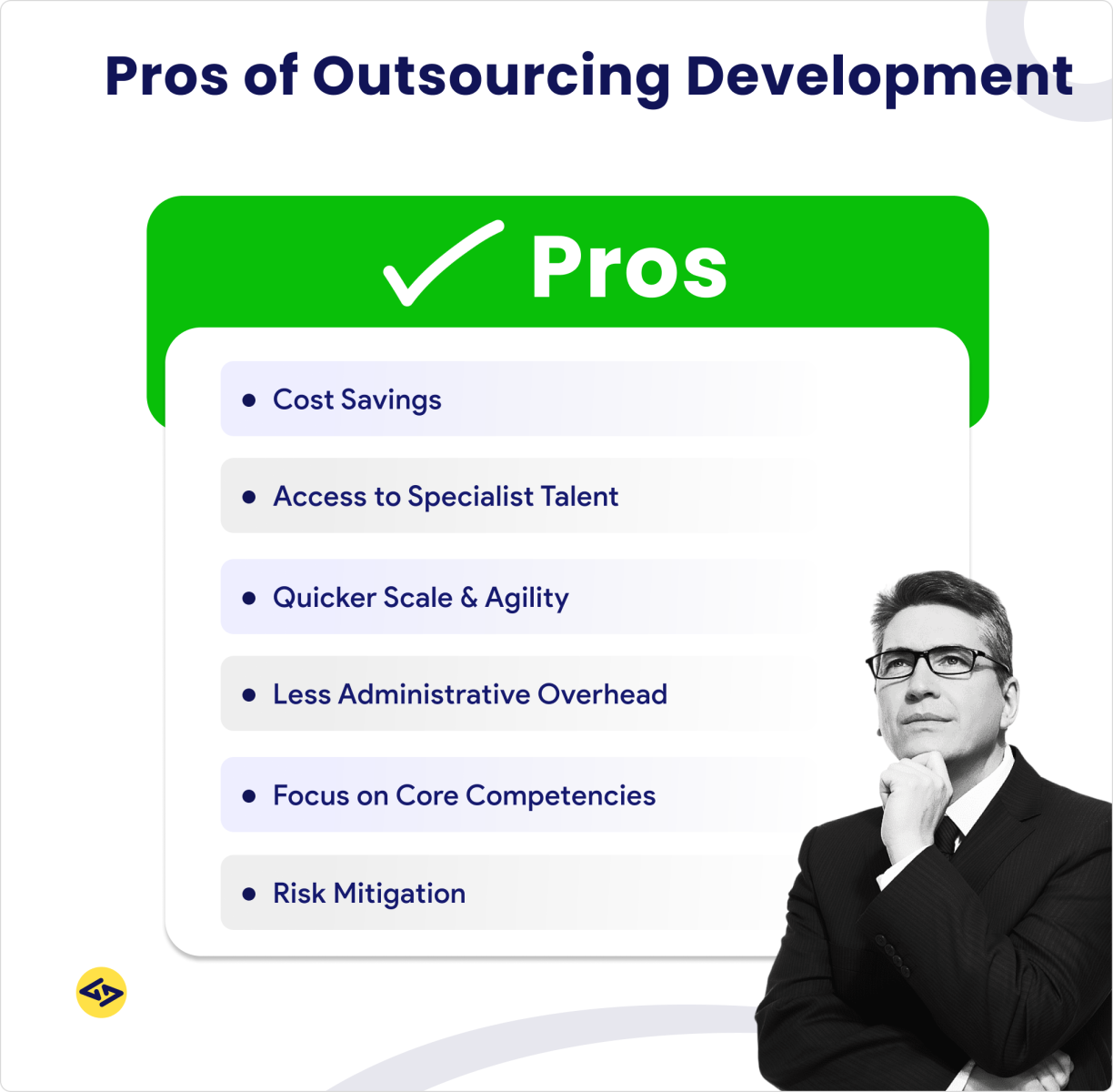 Pros of outsourcing development