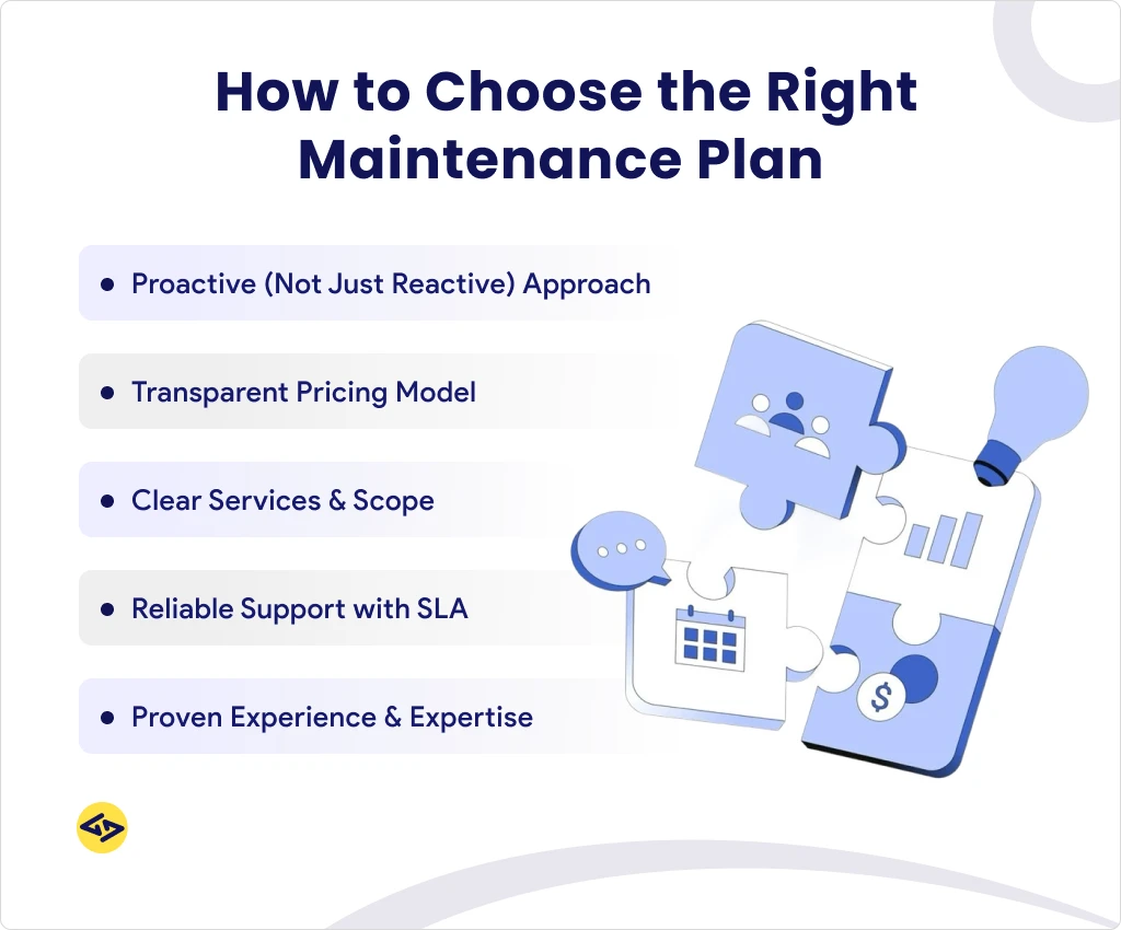 How to choose the right maintenance plan