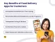 Key Benefits of food delivery apps for customers