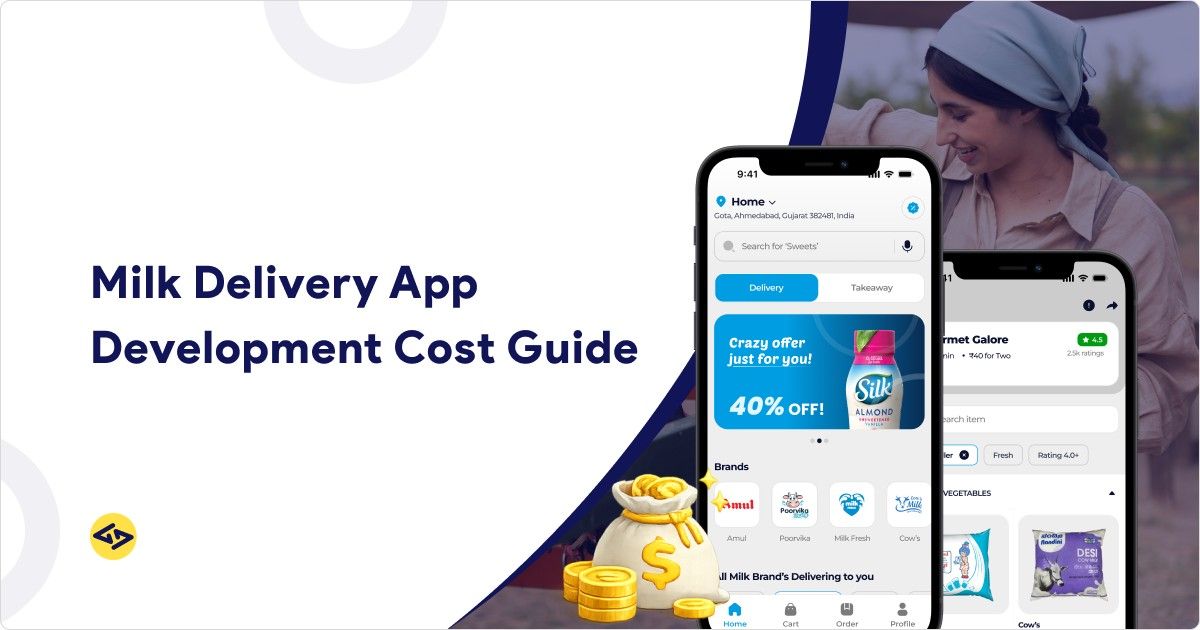 Milk delivery app development cost