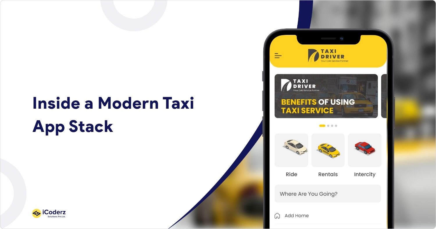 taxi app tech stack
