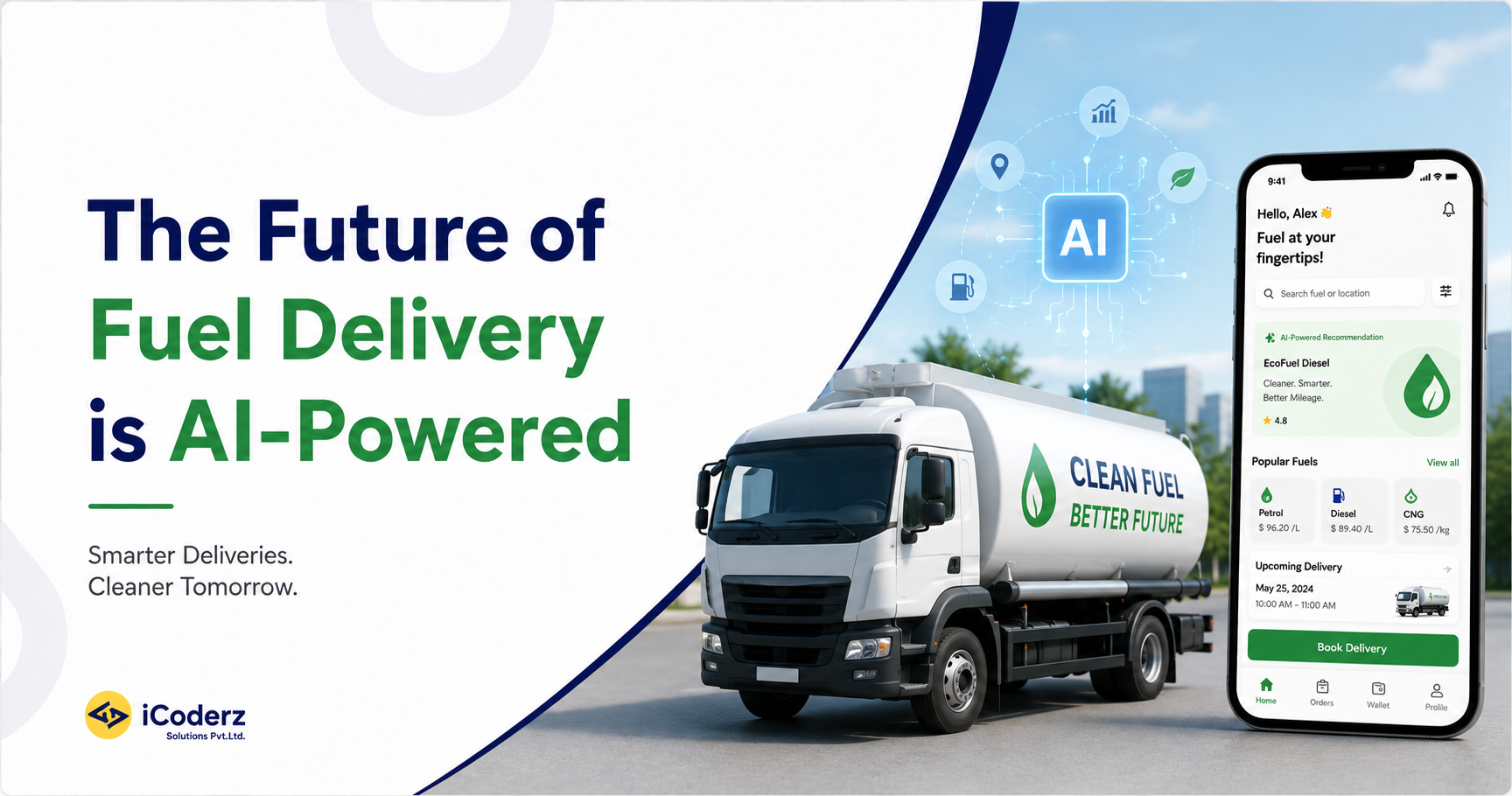 AI in Fuel Delivery App Development: Benefits, Features & Future Trends