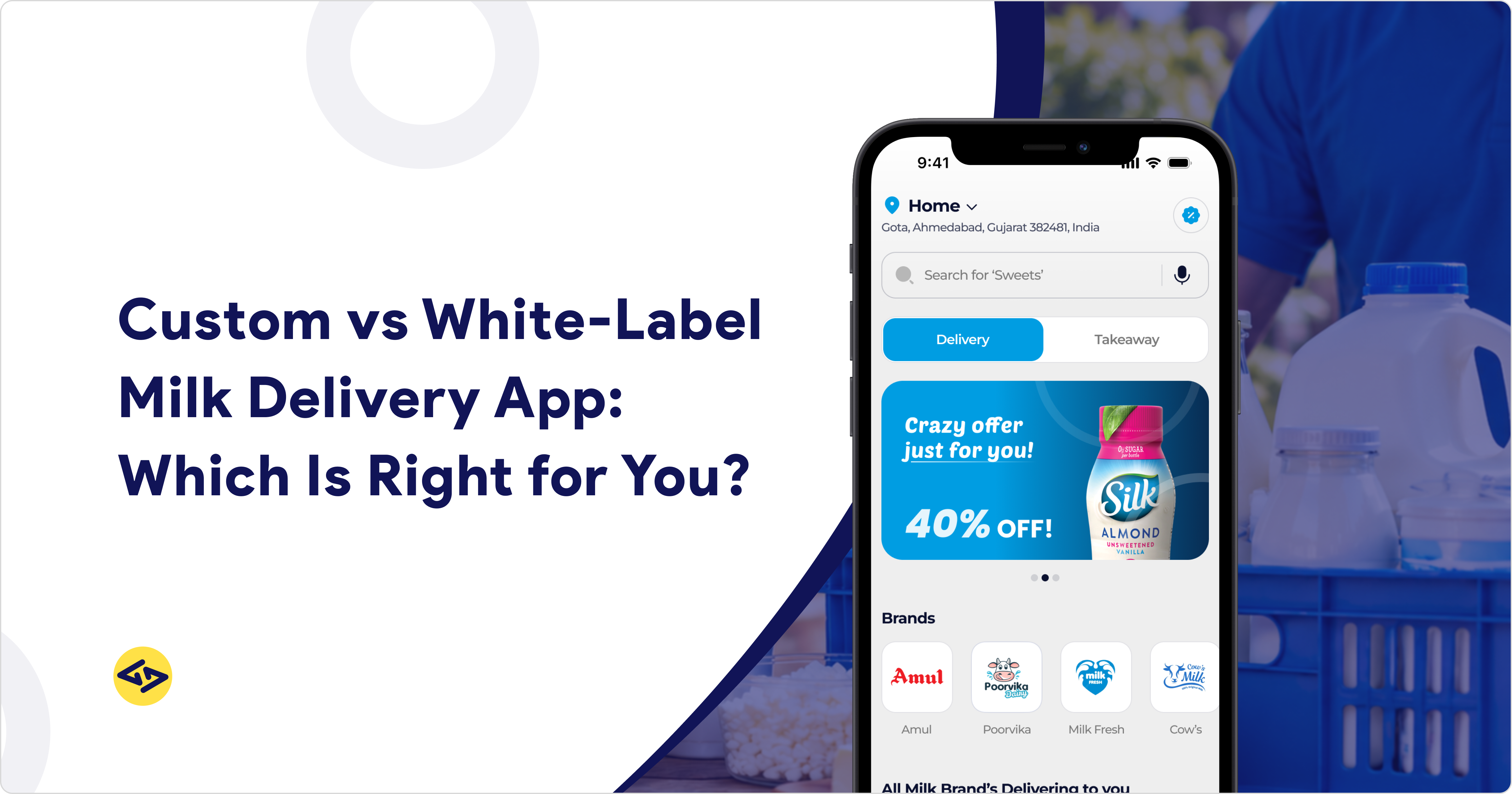 Custom vs White-Label Milk Delivery App: Which Is Better?