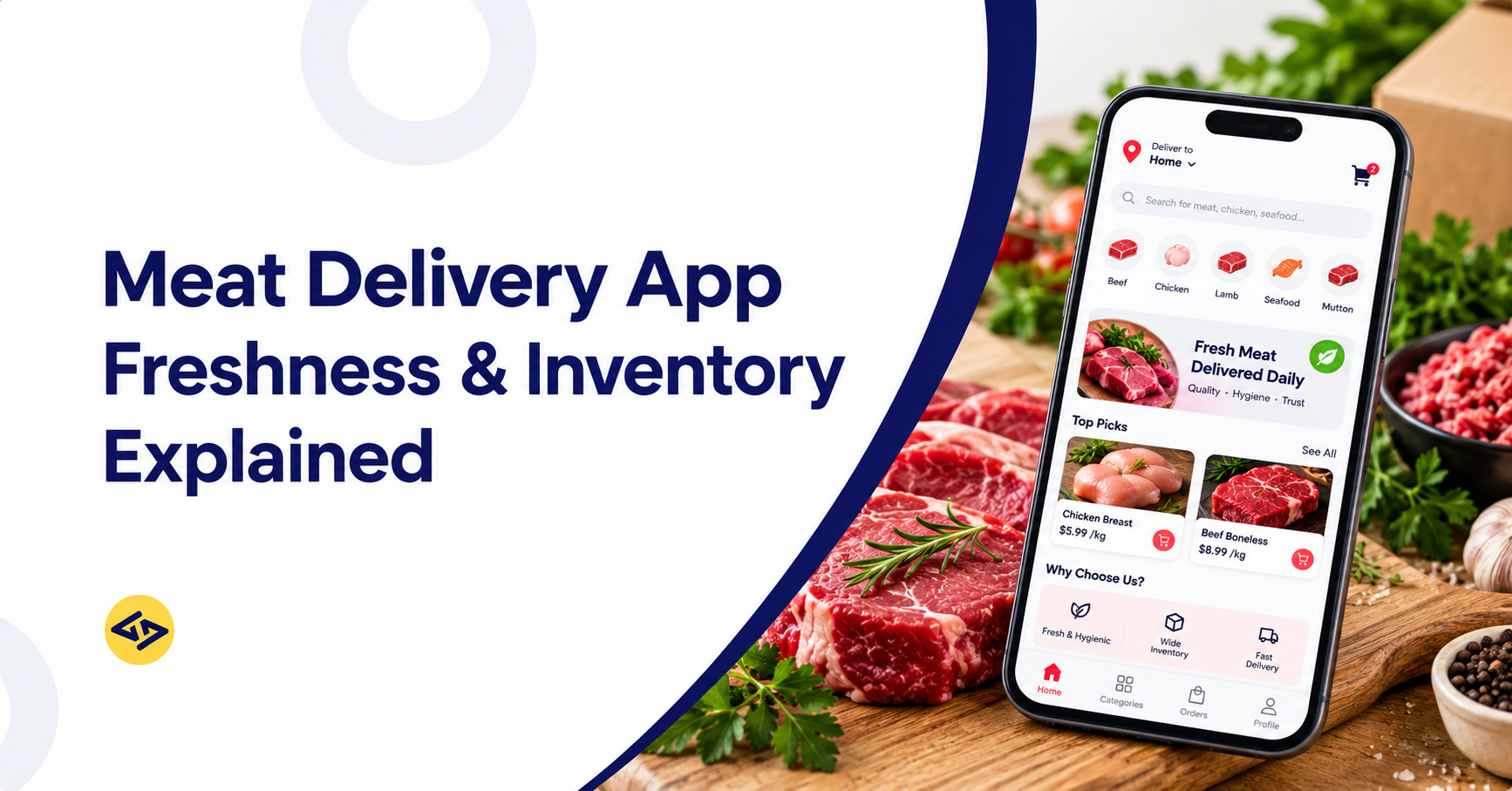 How Meat Delivery Apps Handle Freshness, Inventory & Delivery