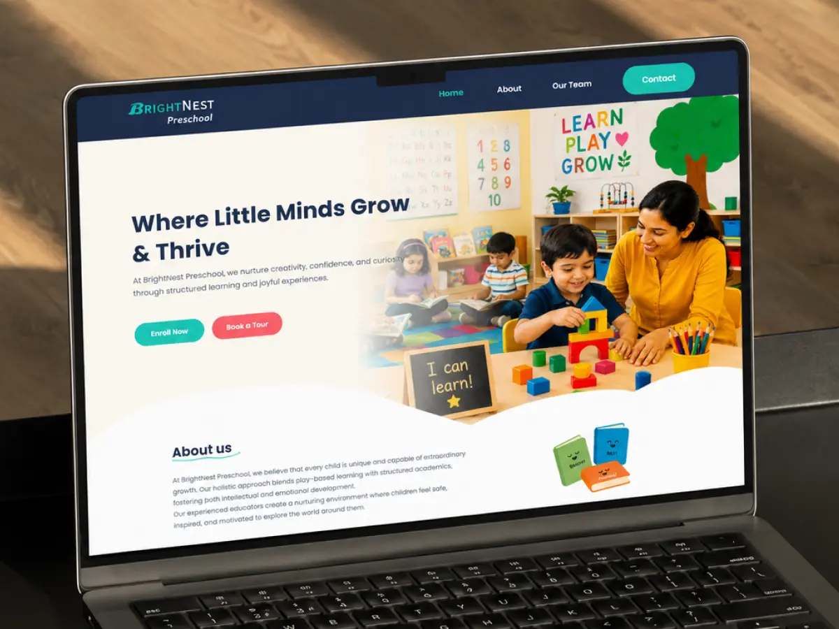 BrightNest Preschool Framer Website