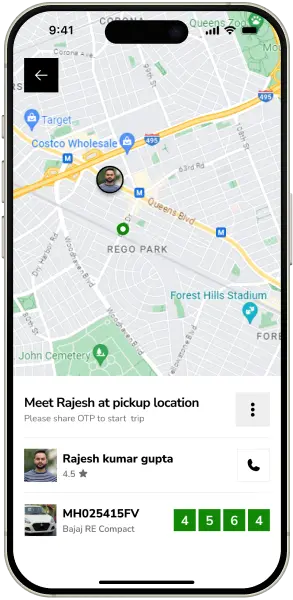 Cabryo Driver App Screen 1