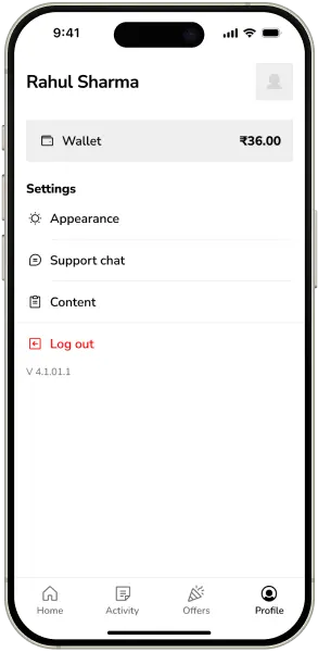Cabryo Admin Panel Screen 1
