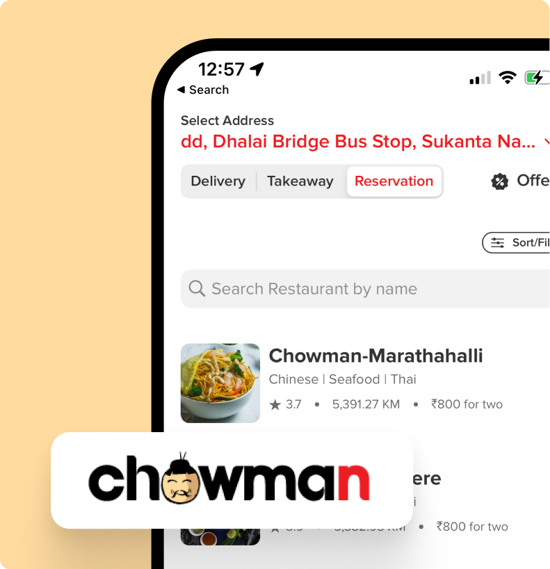 Chowman - Food Delivery App Case Study by iCoderz