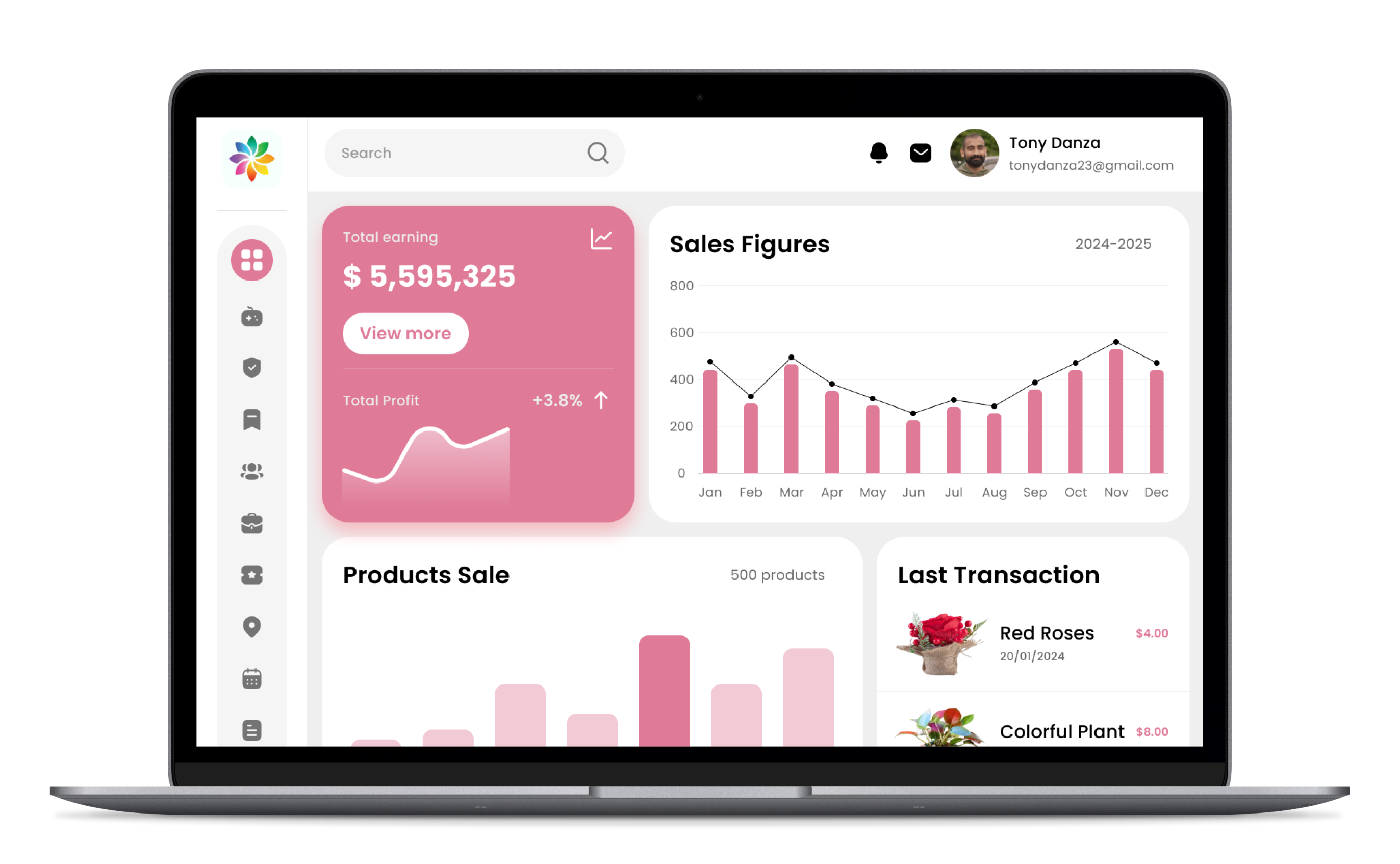 Flower App Admin Panel