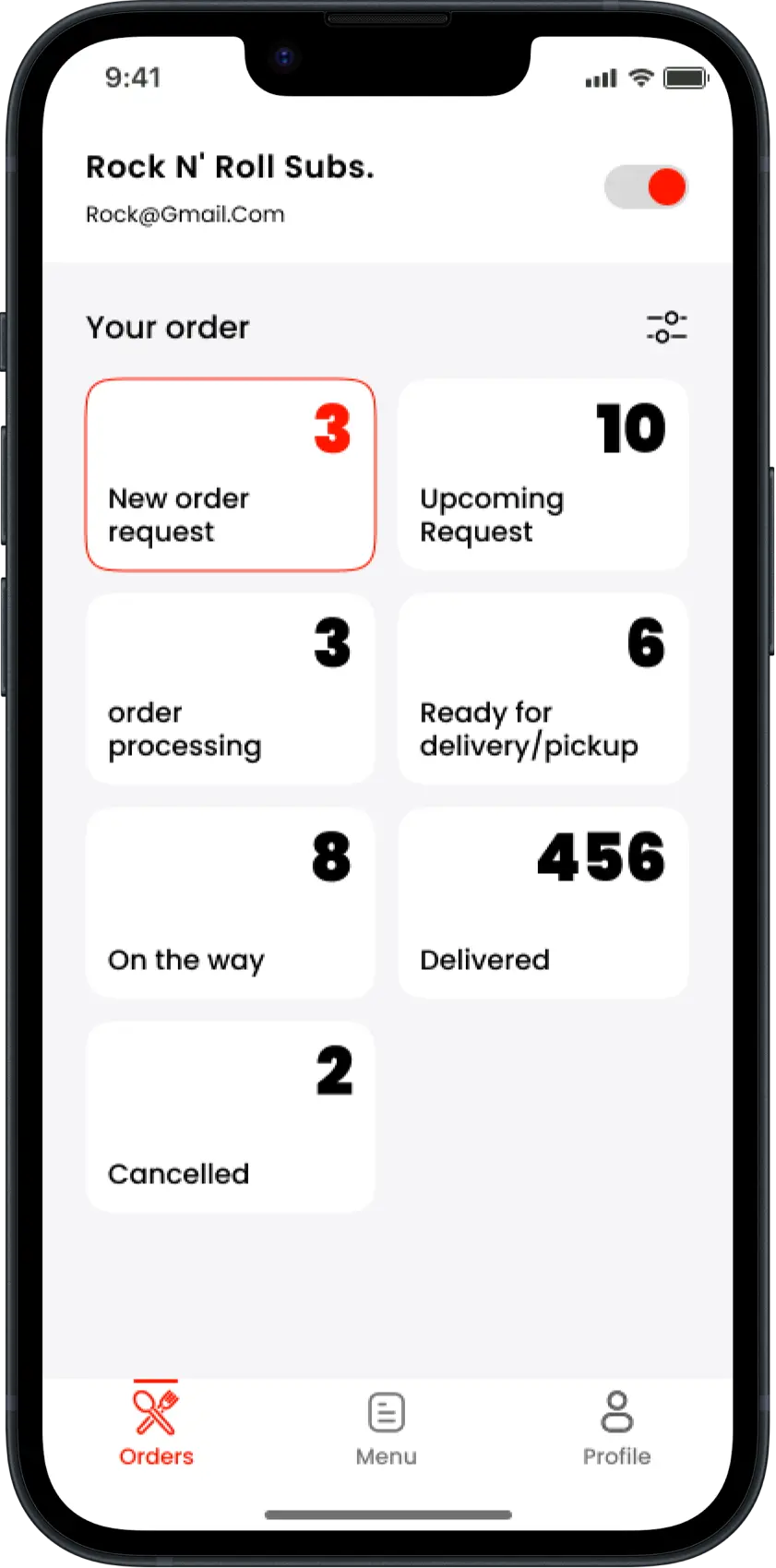 Food Delivery Restaurant App