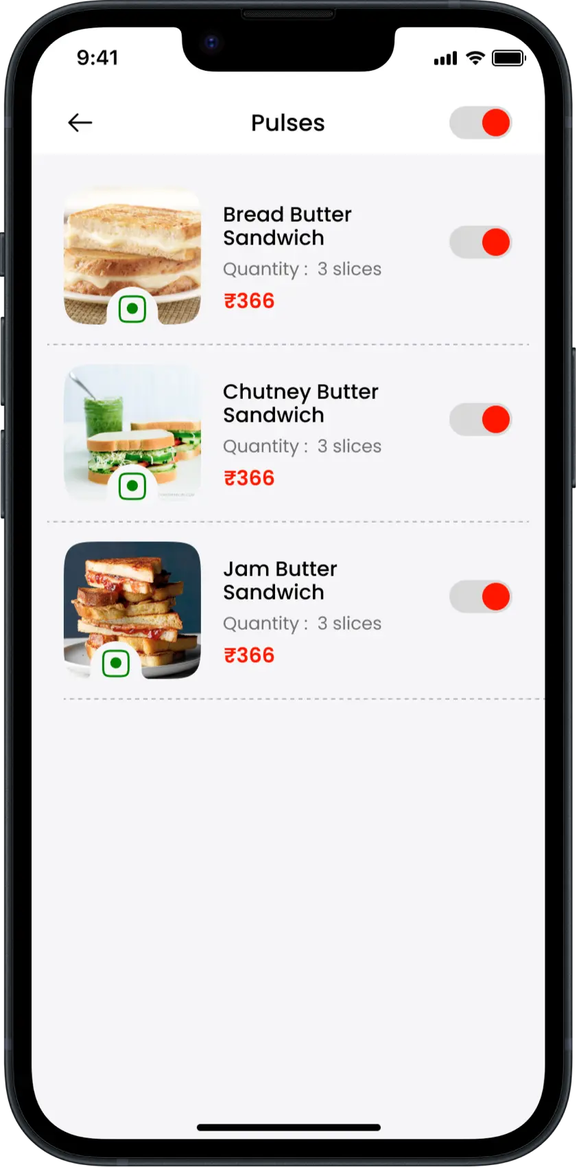 Food Delivery Restaurant App - Pluses