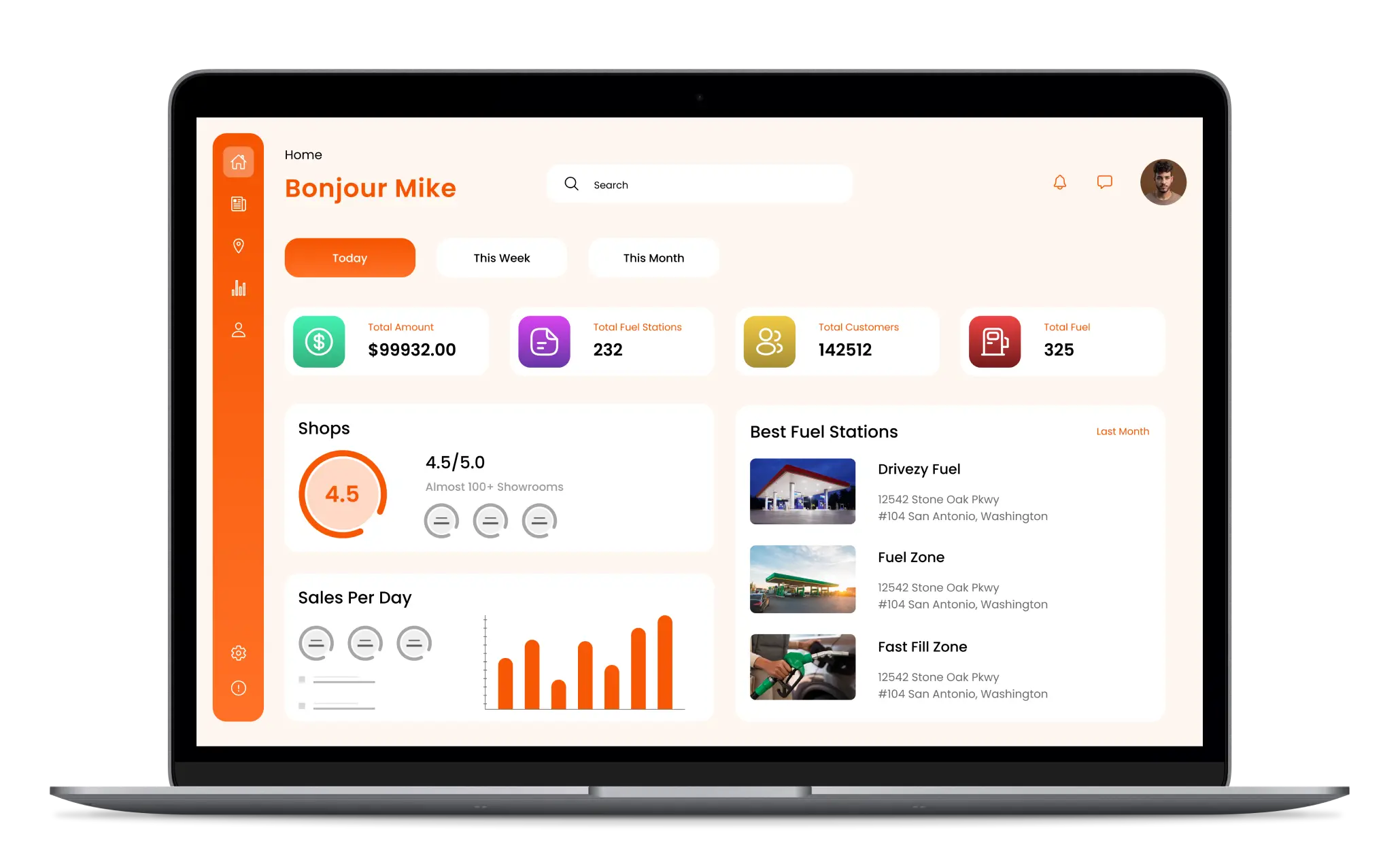 Fuel Delivery Admin Panel