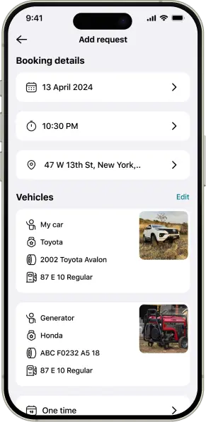 Fuelvio Driver & Tanker App Screen 3
