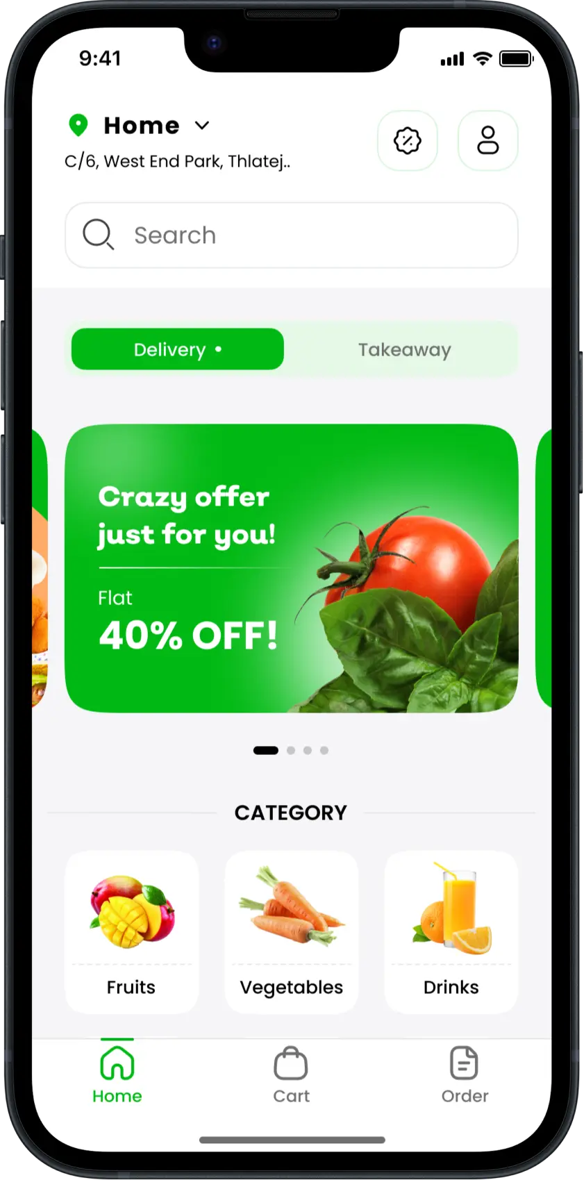 Grocery Delivery Customer App