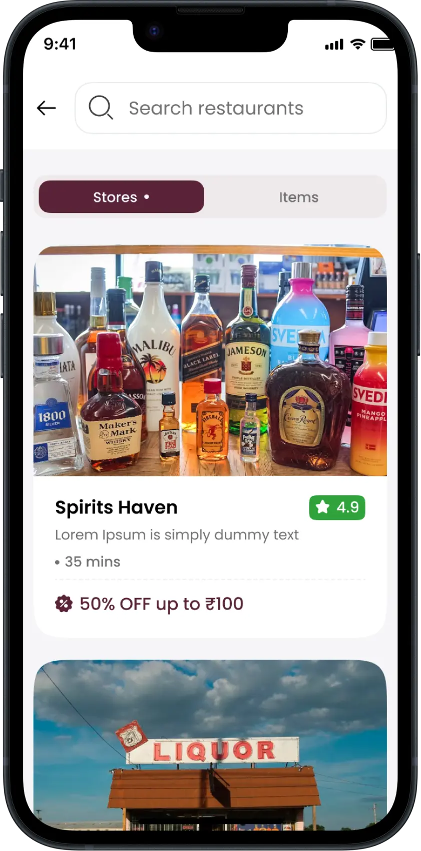 Liquor Delivery Customer App