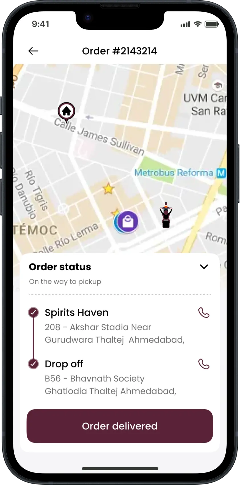 Liquor Driver App