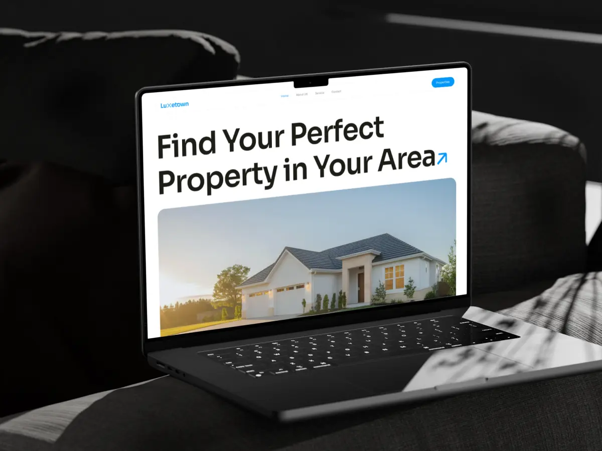 Luxetown Real Estate Framer Website