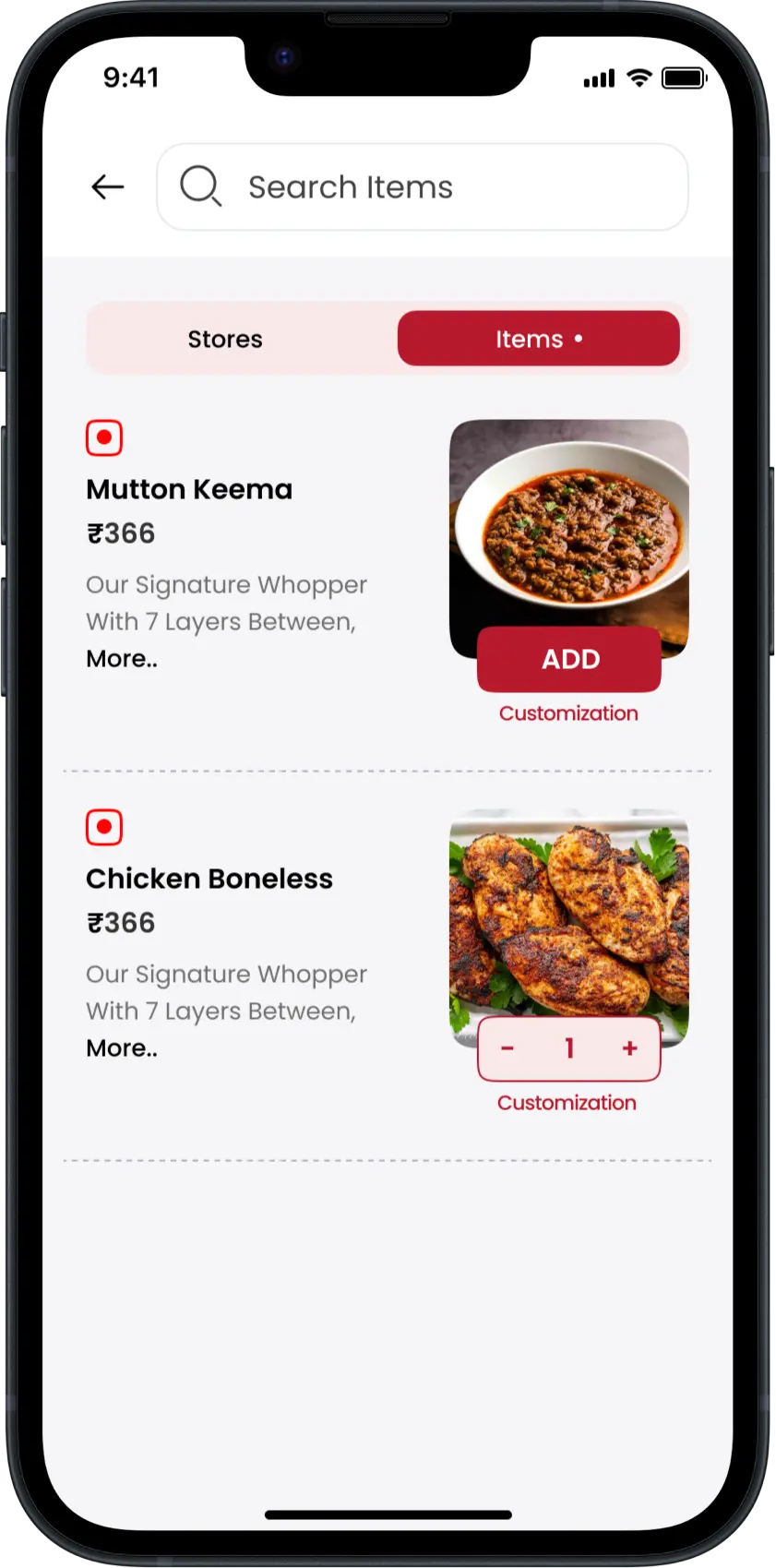 Meat Delivery Customer App 