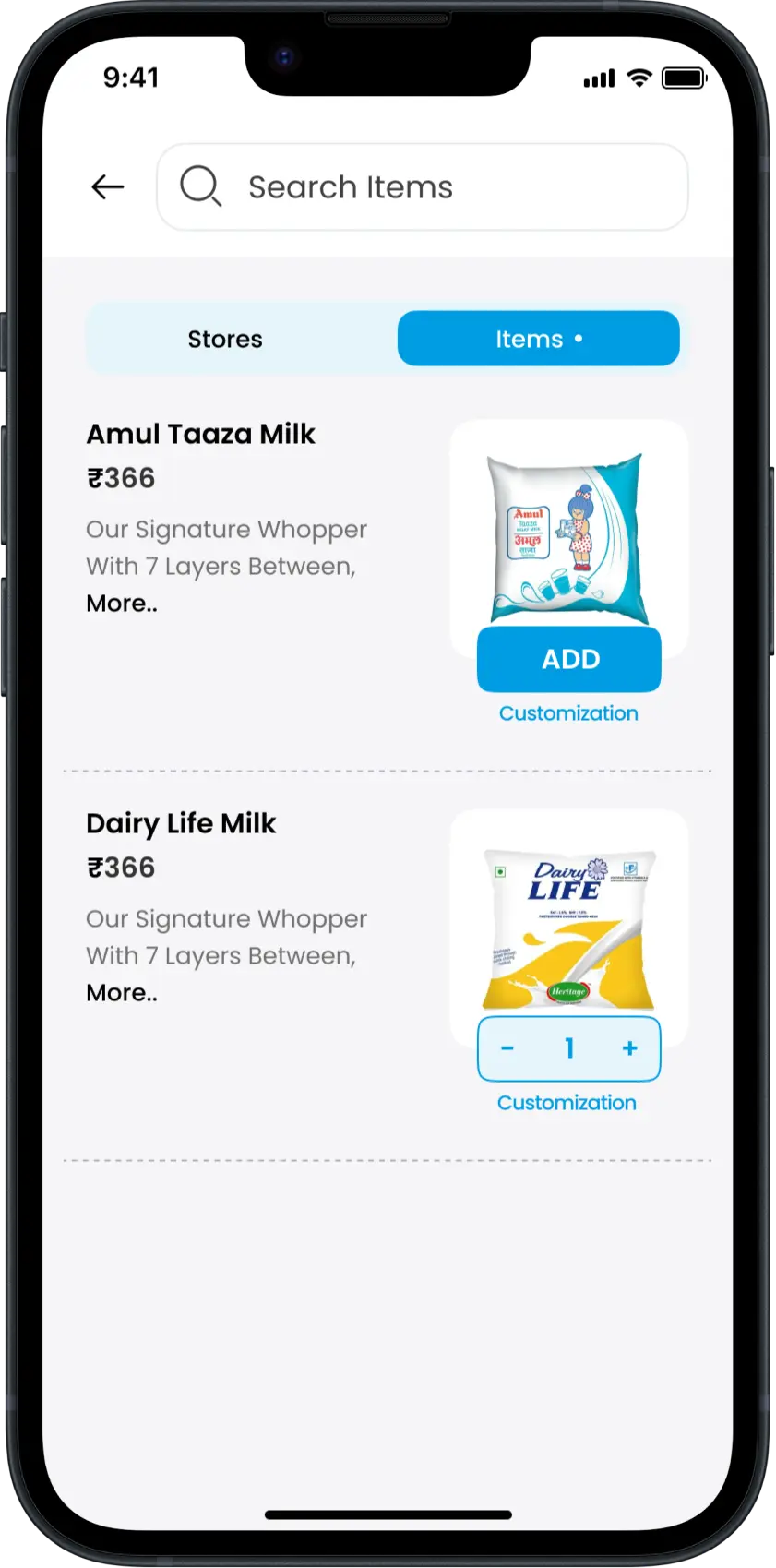 Milk Delivery Customer App