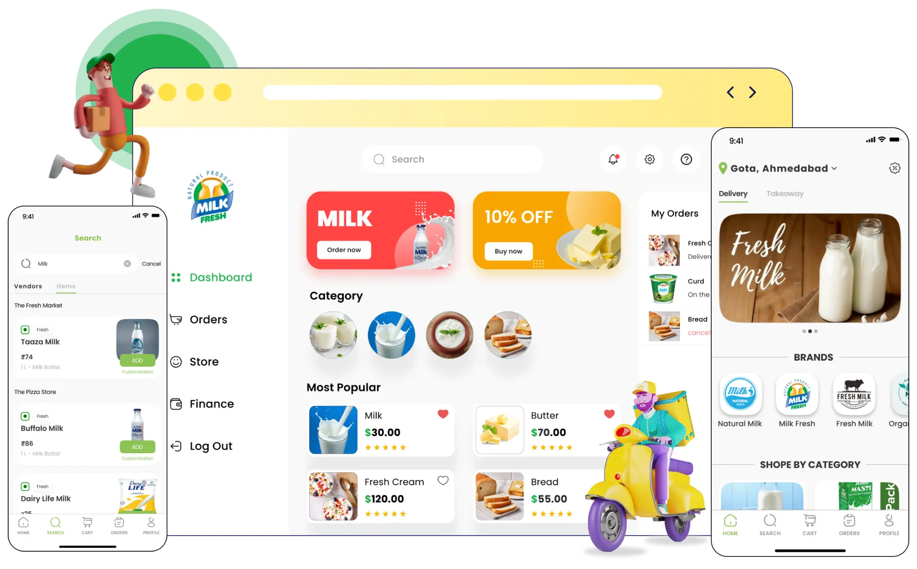 Milk Delivery App