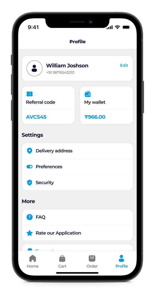 Milqora Admin Dashboard Screen 7