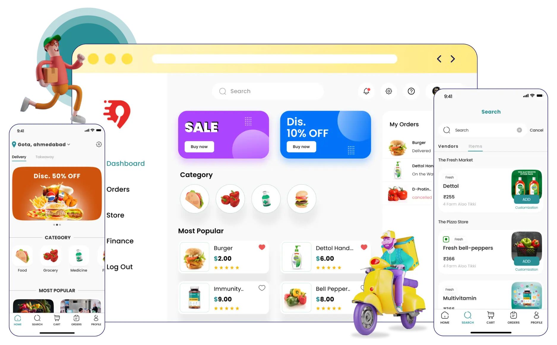 Multi Delivery App