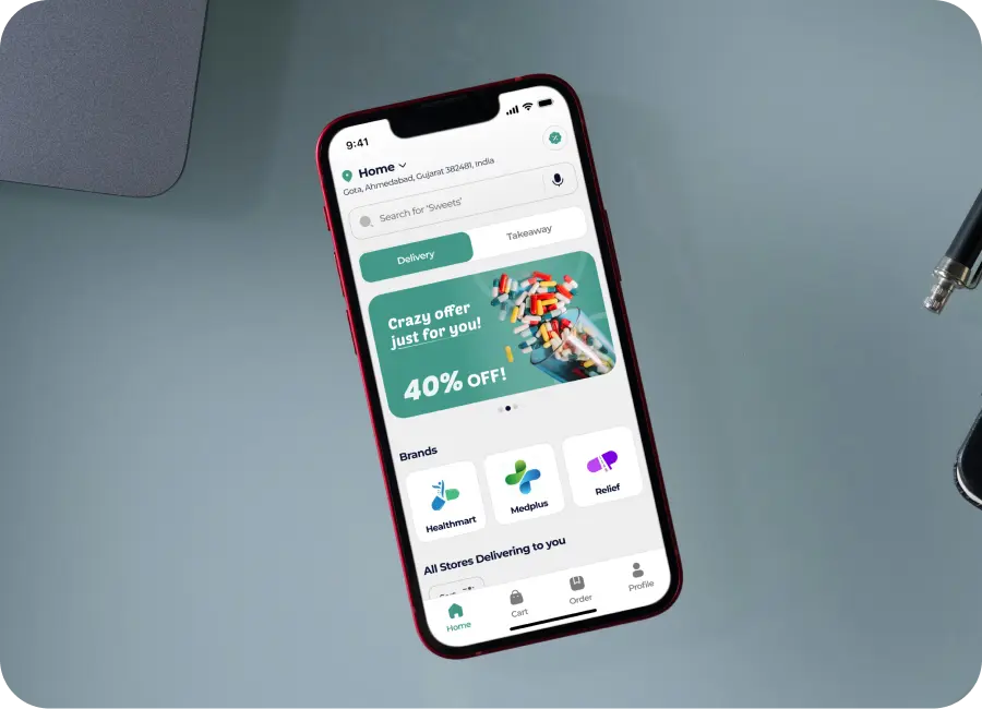 Pharmacy delivery platform interface for medication orders