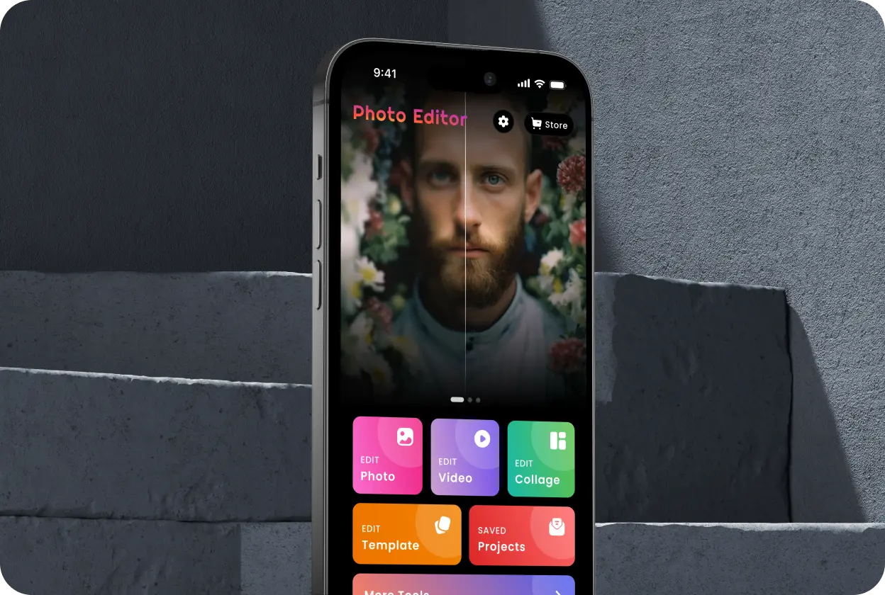 Snappy app photo sharing interface