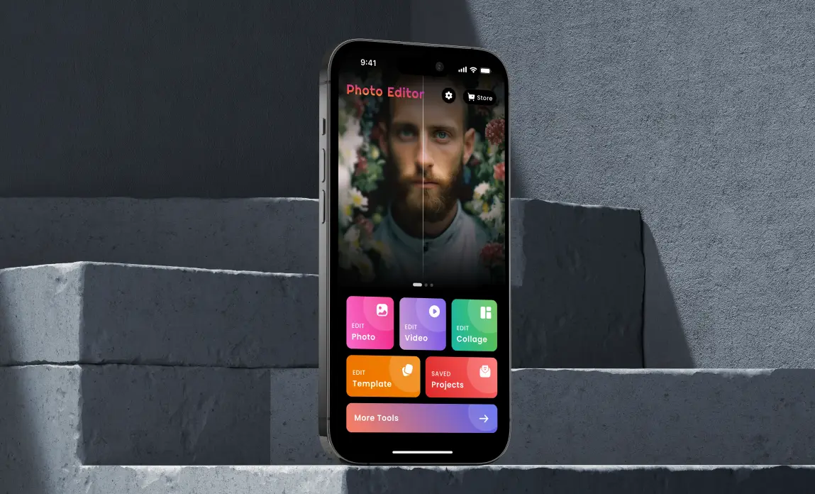 Picfy - Photo & Video Editing App Case Study by iCoderz