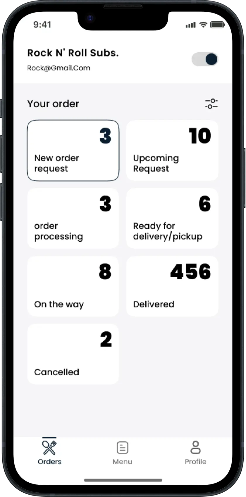 Pizza Delivery Restaurant App - Order Page