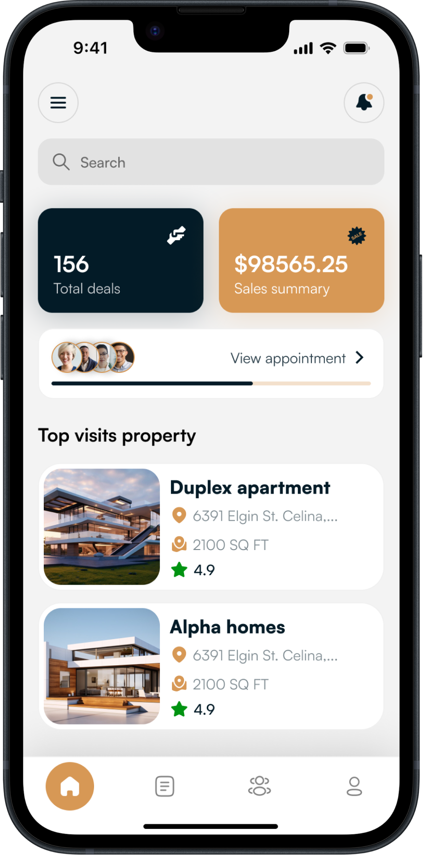 Real Estate Agent App